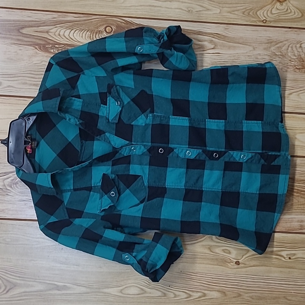 21 Button Down Dress Blouse (med)